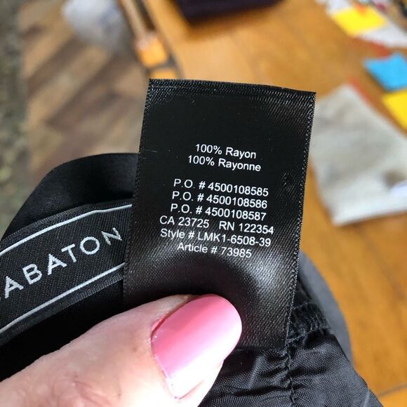 Babaton Atelier Pleated Satin Pull-On Crop Ankle Trousers - 6 - Picture 13 of 13